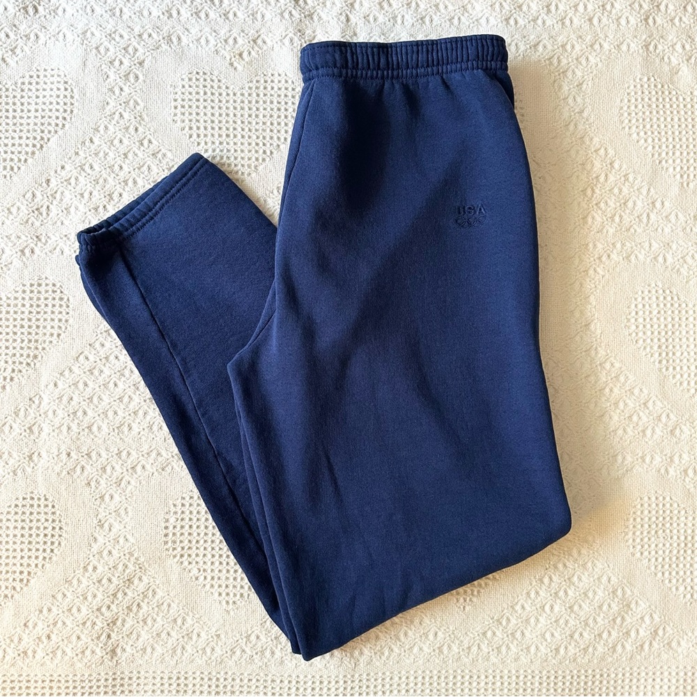 Vintage Team USA Sweatpants Mens 30x29 Dark Blue Olympics Drawstring Vtg 90s